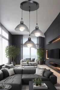 Füme Sarkıt Avize Yatak Odası Salon Mutfak Koridor Lamba